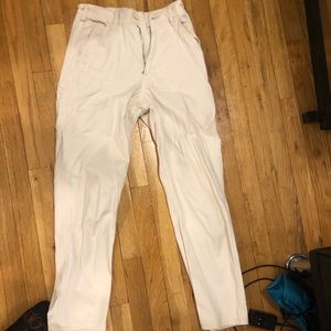 Brandy Melville White Cargo Pants